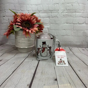 peppermint & pine dachshund mug and hand lotion set NWT christmas winter